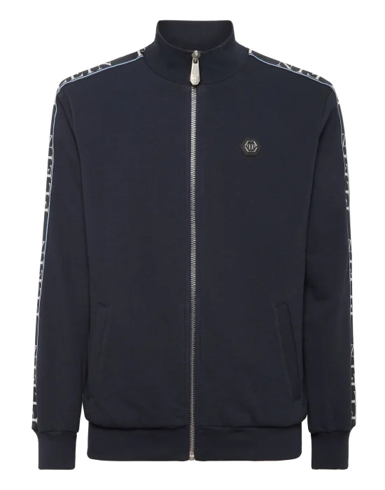 Fleece Tracksuit Jacket Plein Tape