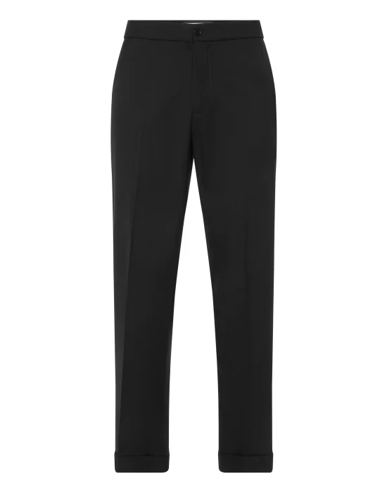Wool Wide Leg Trousers