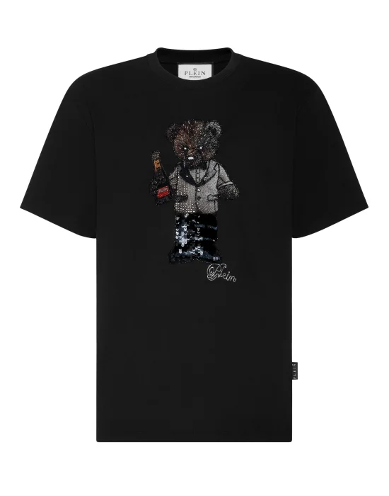 Round Neck T-Shirt Teddy Crystal