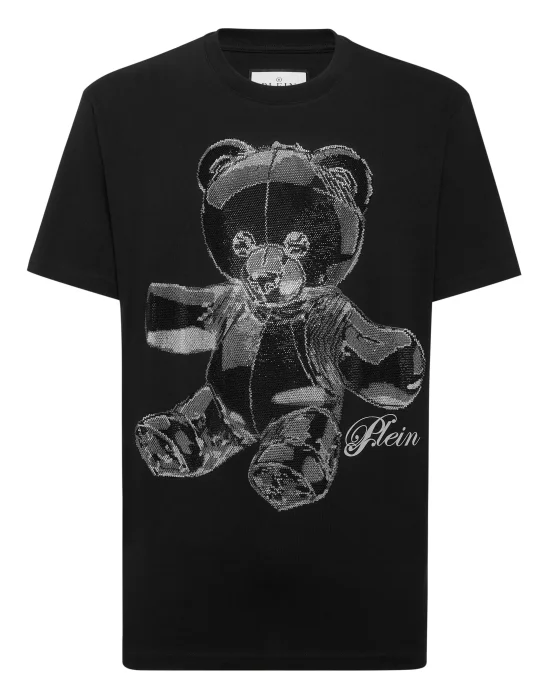 Round Neck T-Shirt Full Of Stones Teddy Glass