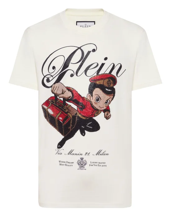Round Neck T-Shirt Plein Boy Stones