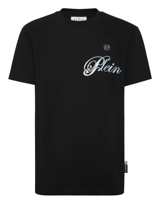 Round Neck T-Shirt Gradient Skull