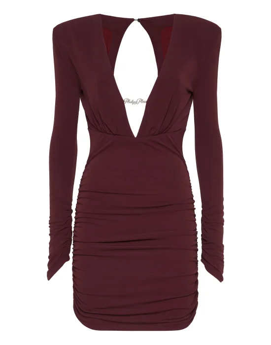 Long-Sleeved Mini Dress