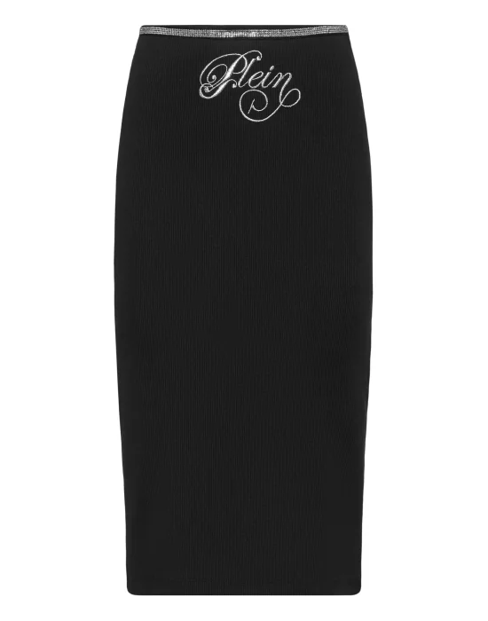 Midi Skirt Elastic Signature