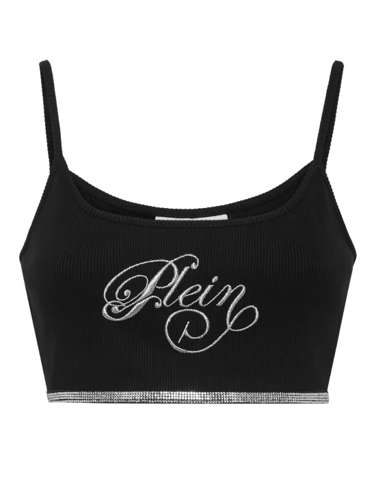 Mini Tank Top Elastic Strass Signature