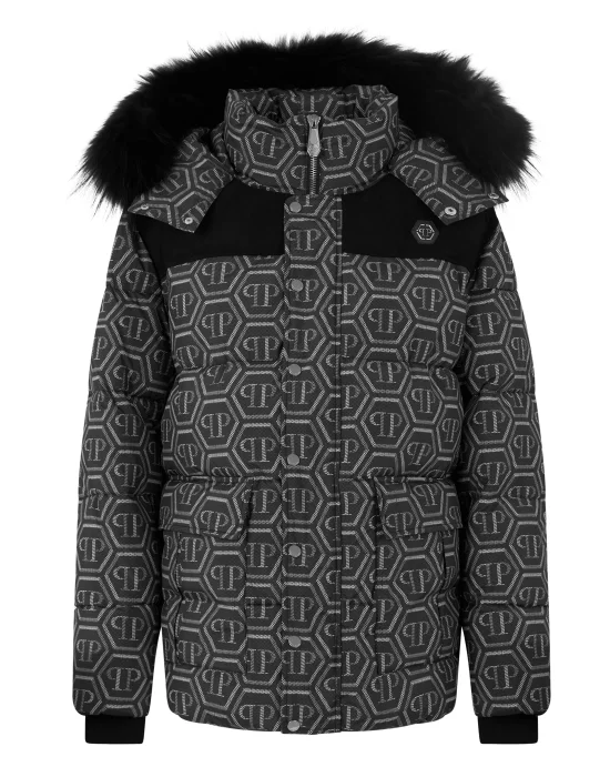 Nylon Parka Jacket Monogram