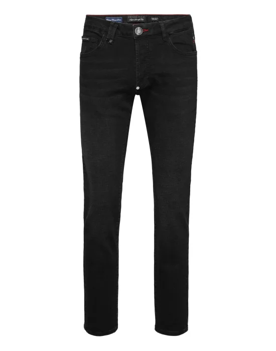 Denim Trousers Super Straight Cut Basic