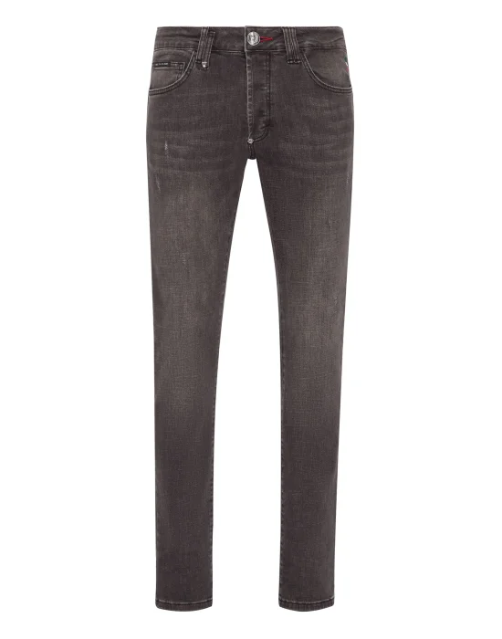 Denim Trousers Super Straight Cut Basic