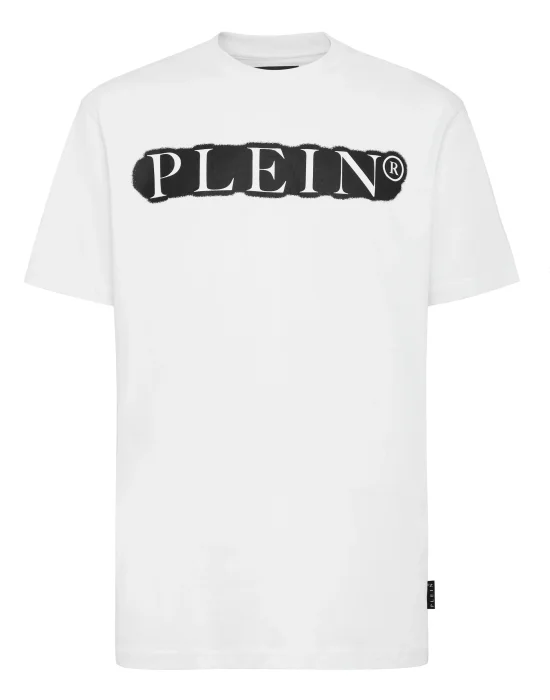 T-shirt Round Neck SS Spray Effect Print Philipp Plein TM
