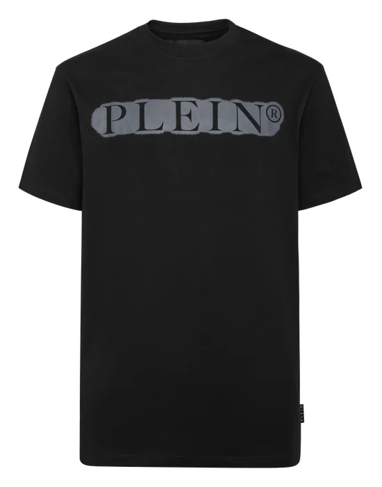 T-shirt Round Neck SS Spray Effect Print Philipp Plein TM