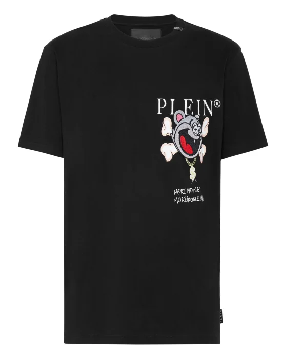 T-shirt Round Neck SS Patch Money