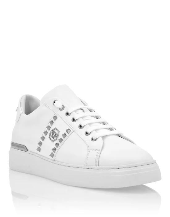 Leather Lo-Top Sneakers The Plein Original TM