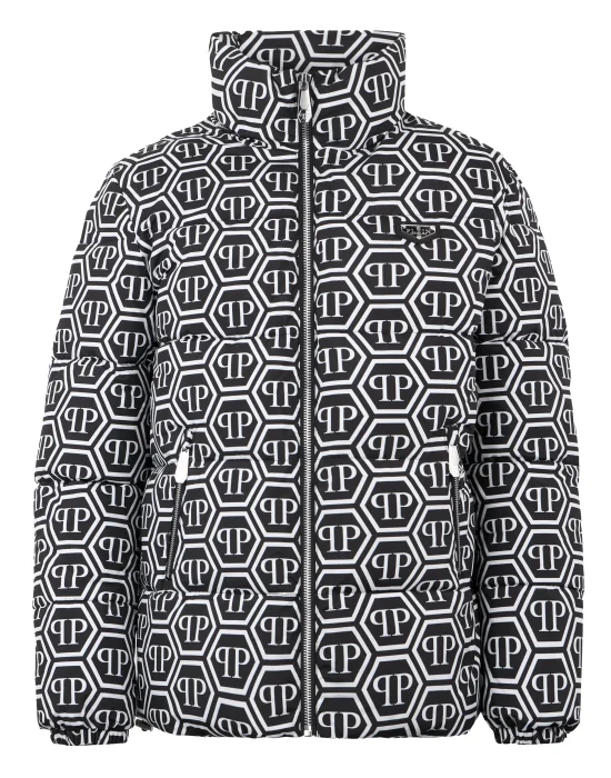 Nylon Puffer Jacket Monogram