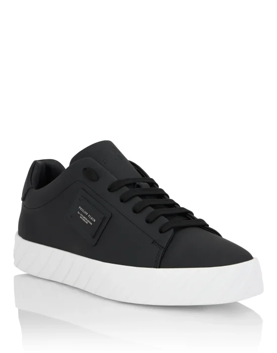 Nappa Leather Low-Top Sneakers Placca