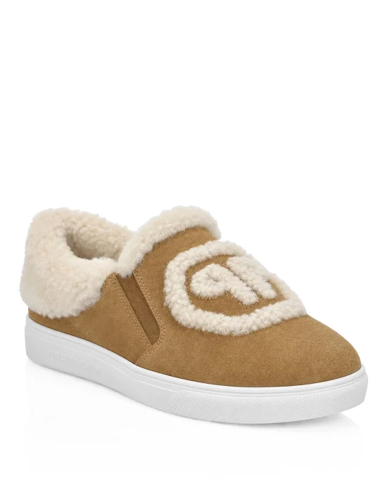 Suede Low-Top Boots Montone Hexagon