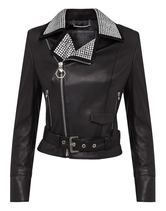 Leather Biker "Jewell"