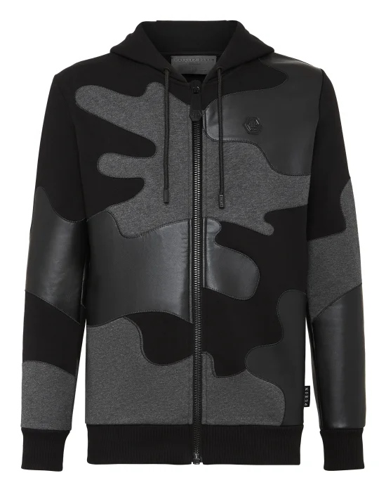 Hoodie Sweatjacket Camouflage