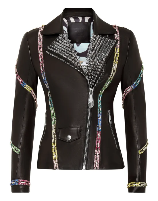 Leather Biker Crystal