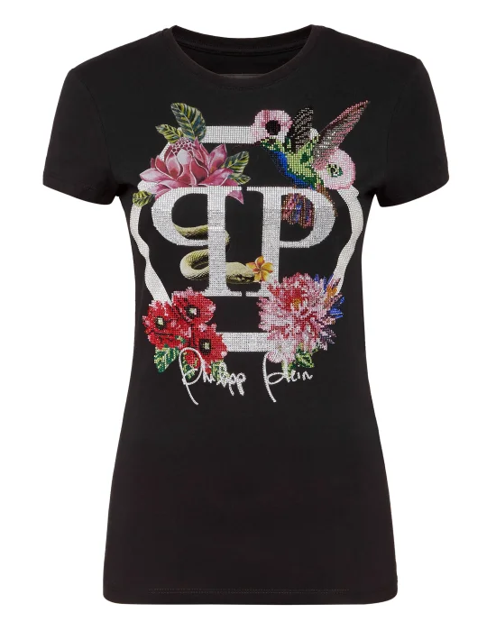 T-shirt Round Neck SS Flowers