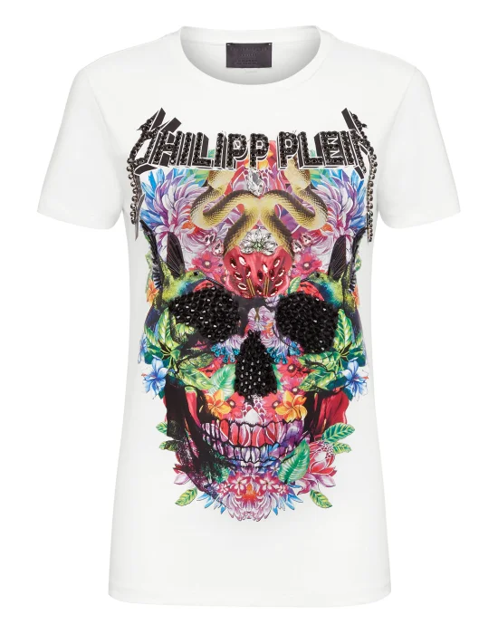 T-shirt Round Neck SS Flowers