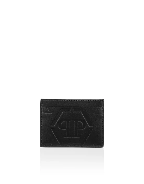 Leather Credit Cards Holder Monogram