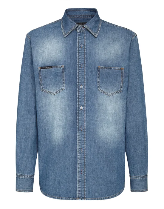 Denim Shirt Ls Istitutional