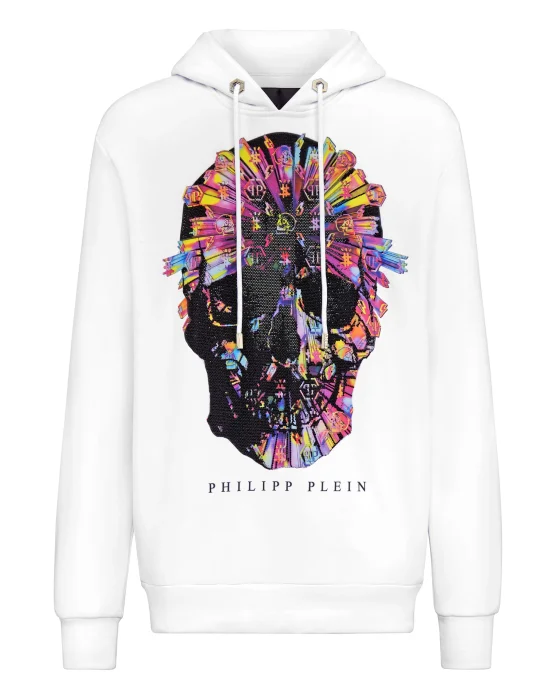Hoodie sweatshirt Colorful Skull