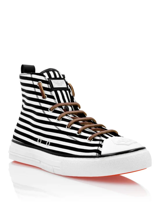 Canvas Hi-Top Sneakers Megastar