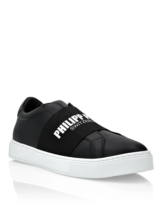 Leather Lo-Top Sneakers Philipp Plein TM