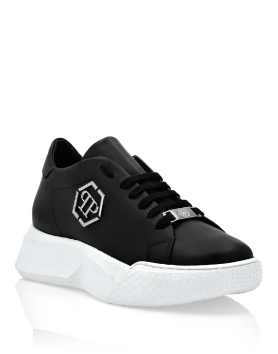 Leather Lo-Top Sneakers