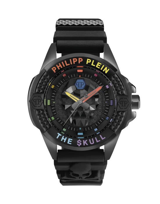 THE $KULL TITAN RAINBOW Watch with Crystals