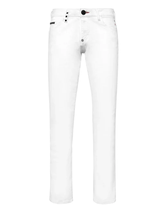 Denim Trousers Straight Cut