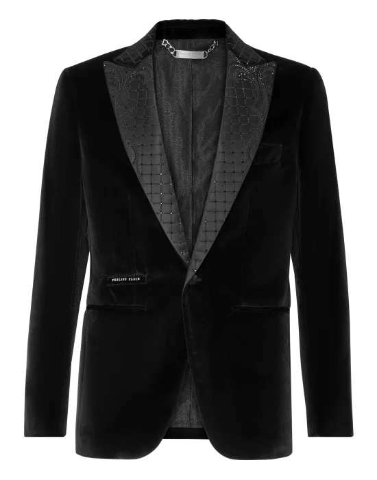Velvet Blazer Lord Fit with Crystals