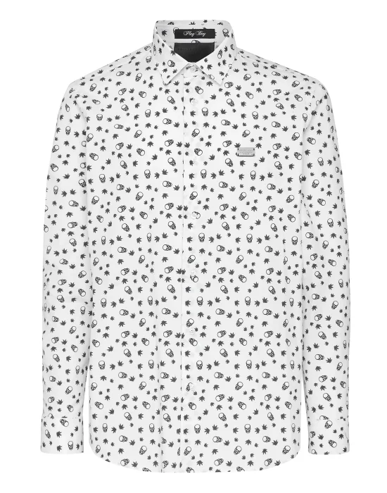 Shirt Sugar Daddy Cut LS Skull