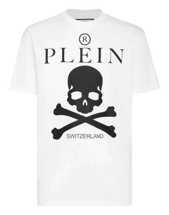 T-shirt Round Neck SS Skull and Plein