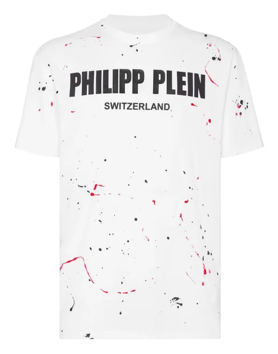 T-shirt Round Neck SS Hand Painted  Philipp Plein TM