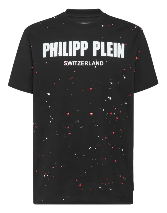 T-shirt Round Neck SS Hand Painted  Philipp Plein TM