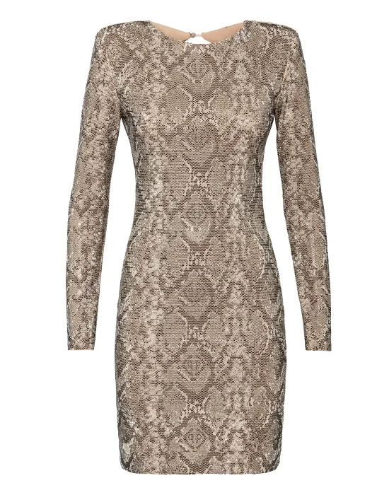NEVADA  PYTHON  CRYSTAL  DRESS with Crystals
