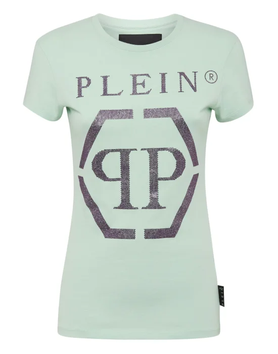 T-shirt Sexy Pure Hexagon with Crystals