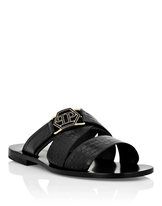 Cocco Print Sandals Flat