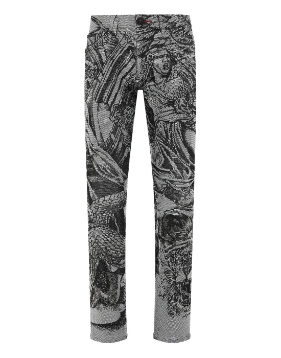 Denim Trousers Super Straight Cut Tattoo