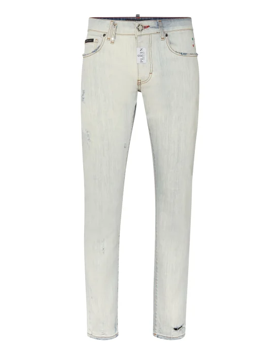 Denim Trousers Super Straight Cut Fit