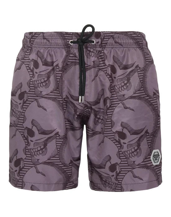 Swim Shorts Skull