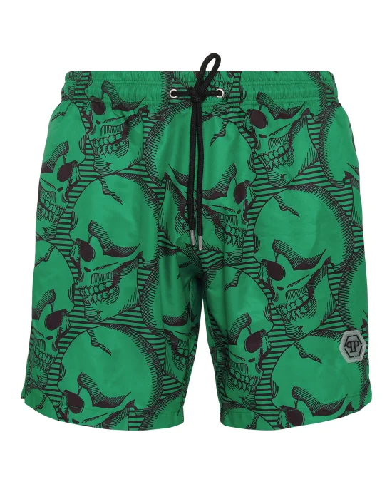 Swim Shorts Skull