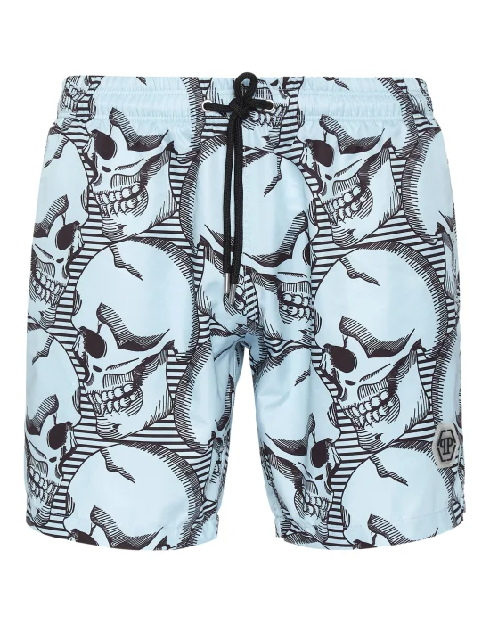 Swim Shorts Skull