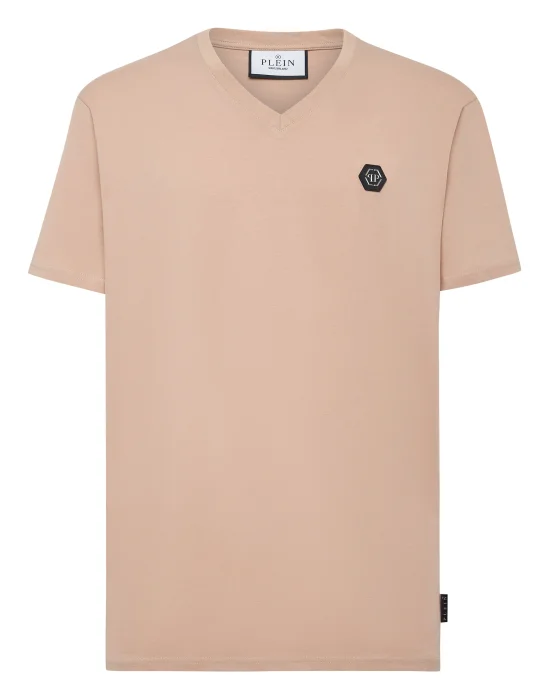 T-shirt V-Neck SS Gothic Plein