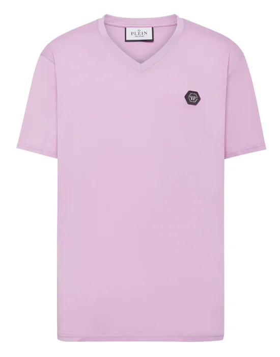 T-shirt V-Neck SS Gothic Plein