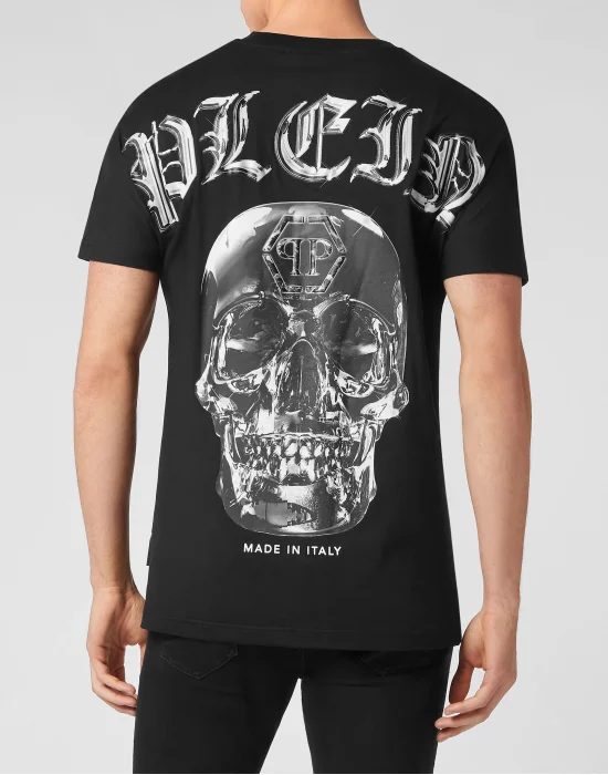 T-shirt Round Neck SS Glass Skull