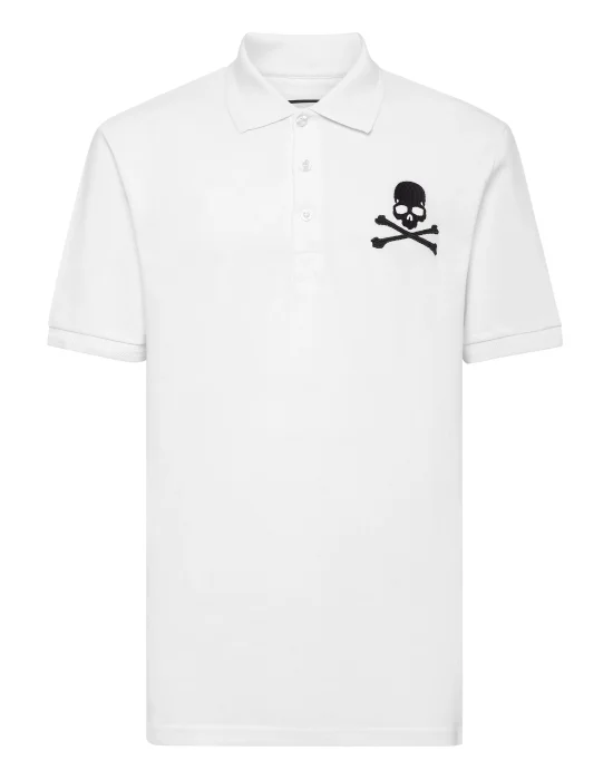 Slim Fit Piquet Polo Shirt SS Skull&Bones