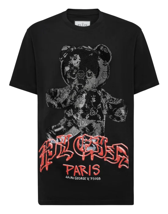 T-shirt Round Neck SS Teddy Glass